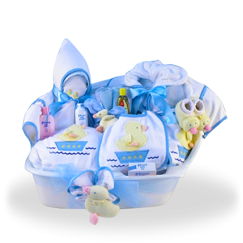 Time for Bath Baby Gift Set for Boy