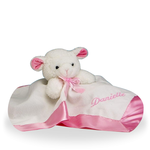 Lamby Nap Time Personalized Gift Set for Girl