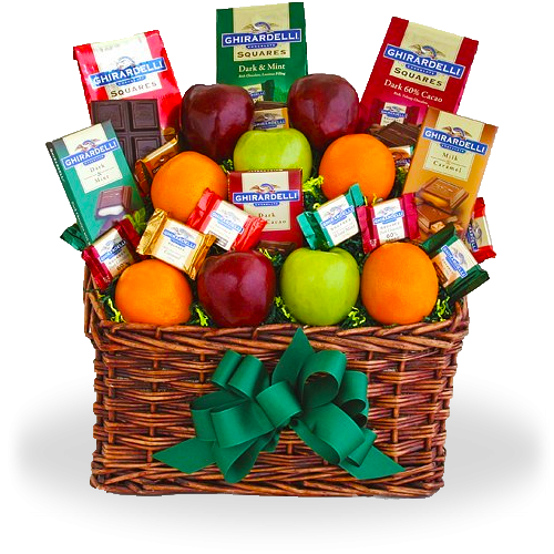 Ghirardelli & Fruit Ultimate Gift Basket 