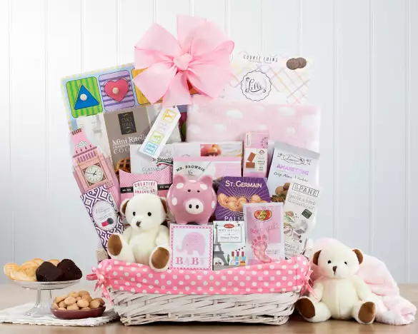 Large Sweet Gift Basket For Girl